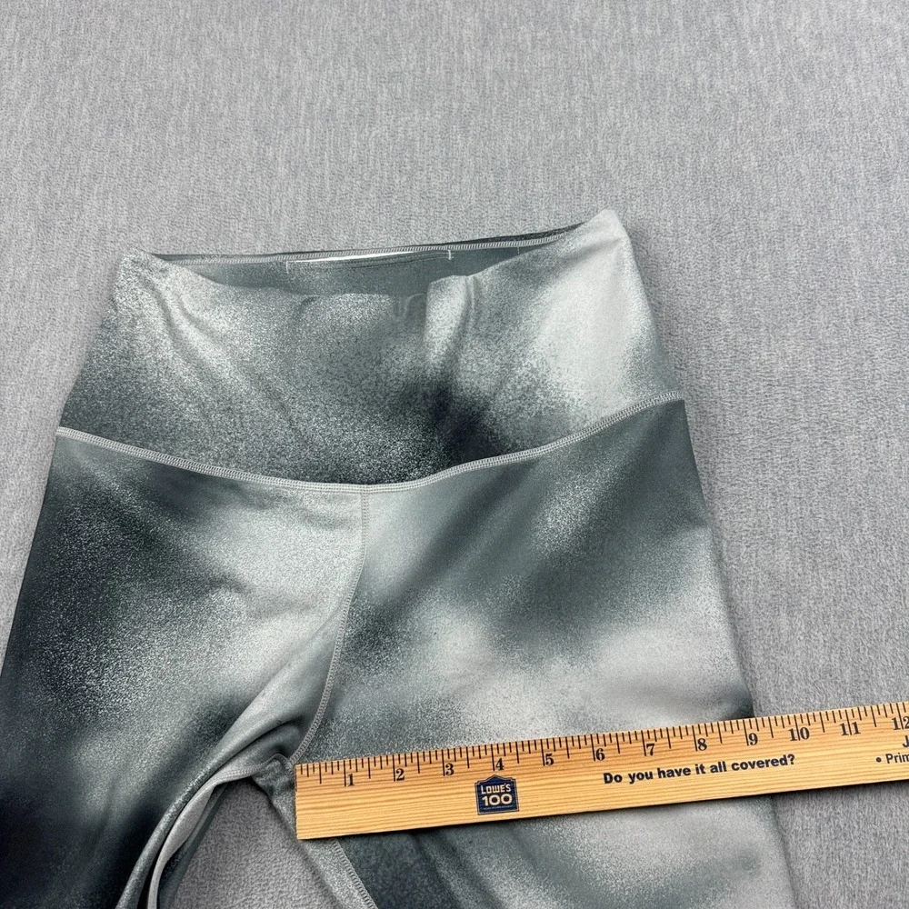 Nike One‎ Women Leggings Medium Gray Dri Fit Printed High-Rise Training Athletic